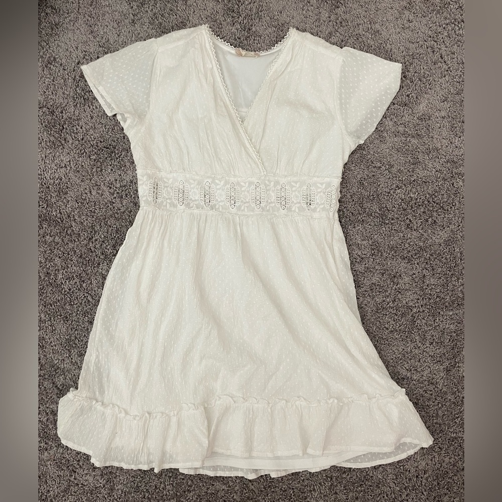 Altard State white shirt dress